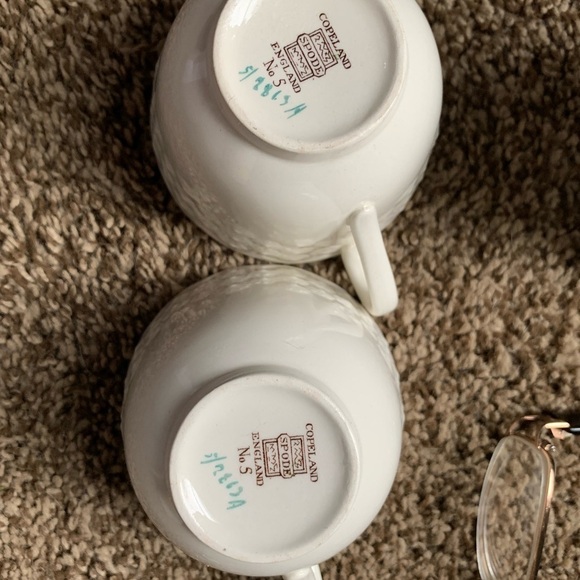 Copeland Spode England No.5 Set of 2 Coffee Cups - Picture 3 of 3